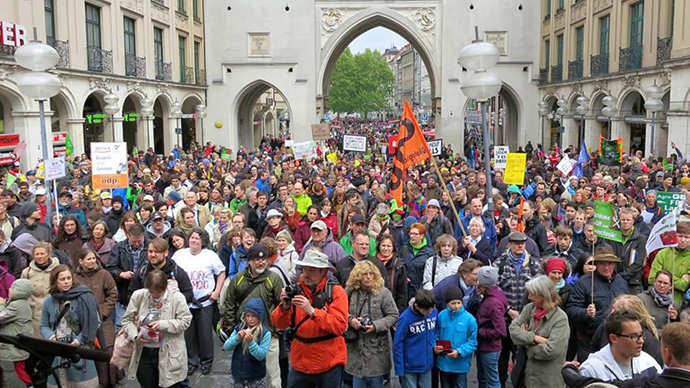 The march against Monsanto, Germany. (Image from twitter user@Julia_etc)