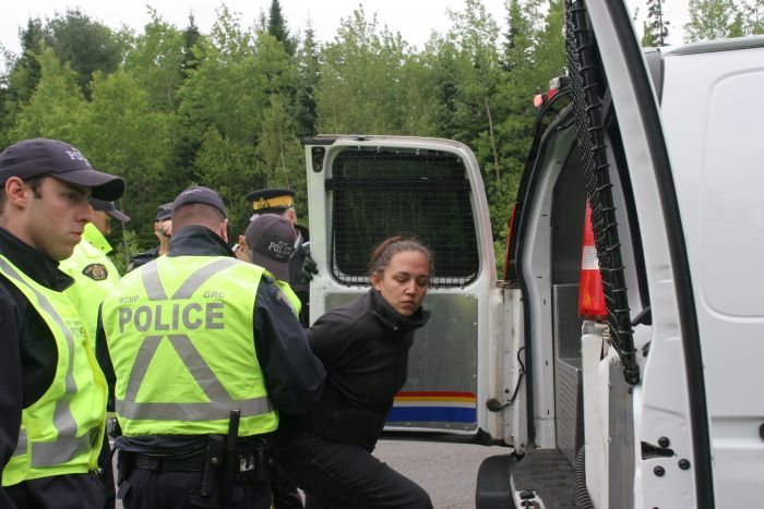 Patles taken into custody. (Photo: M. Howe)